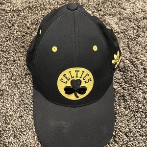 Adidas Black and Gold Celtics Hat